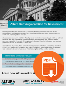 Altura Staff Augmentation for Government