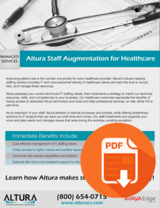 Altura Staff Augmentation for Healthcare
